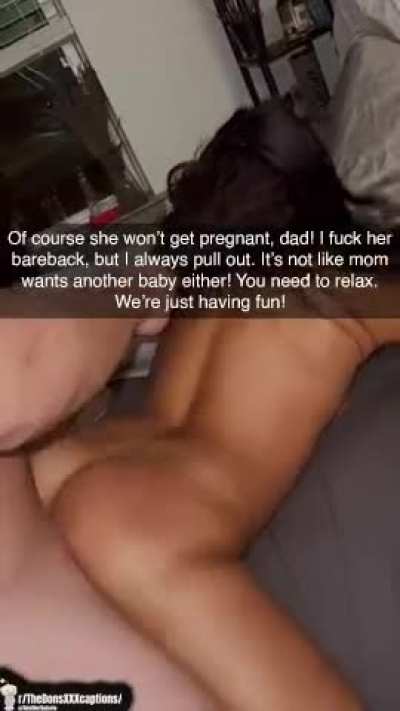 I had to calm down my dad after he understood I was mom’s new bull