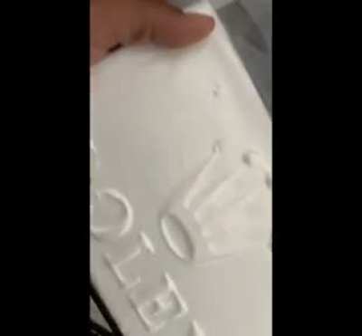 Rolex imprint brick