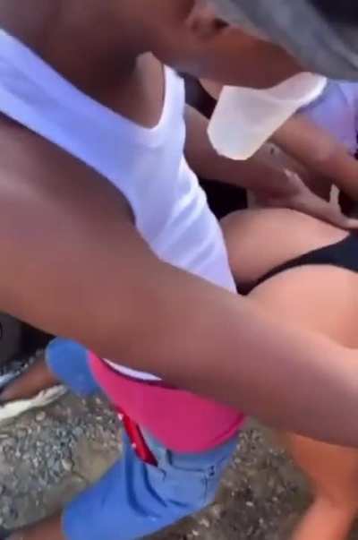 Outside in public 