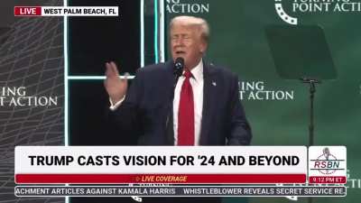 Trump: You have to get out and vote. You won’t have to do it anymore. Four years, it will be fixed, it will be fine. You won’t have to vote anymore.. In four years, you won’t have to vote again.