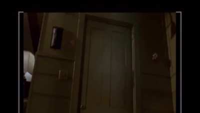 When Jason doesn’t use combat stance to break down the door along with no weapon destruction
