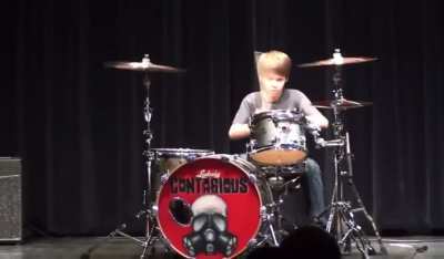 Jr high school band plays &ldquo;smells like teen spirit&rdquo; at school talent show
