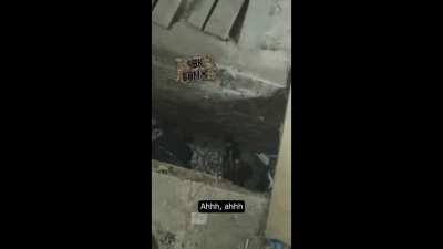 A Ukrainian soldier in Staromaiorske was horrified when he discovered a dead Russian soldier laying among garbage in an abandoned building. How many more surprises of this sort are anticipated in the liberated land?