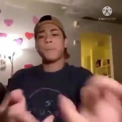 He spittin