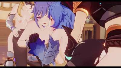 Ganyu & Keqing (Aline_en) [Genshin Impact]