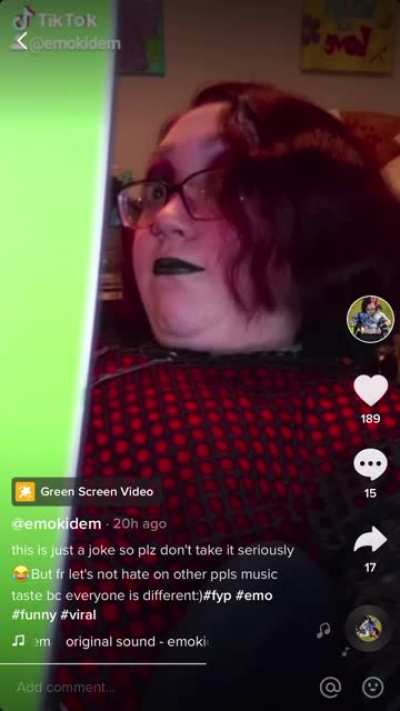 emo kid threatens some dude over music taste