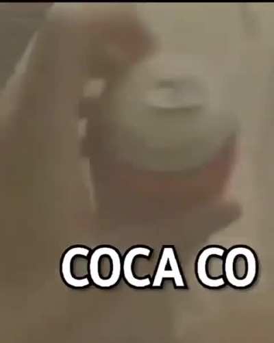 Now is your chance to COCA-COLA ESPUMA