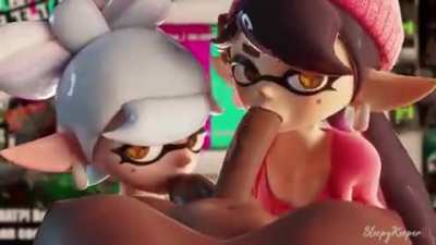 I think the Squid Sisters might like Marina... (SleepyKeeper) [Splatoon]