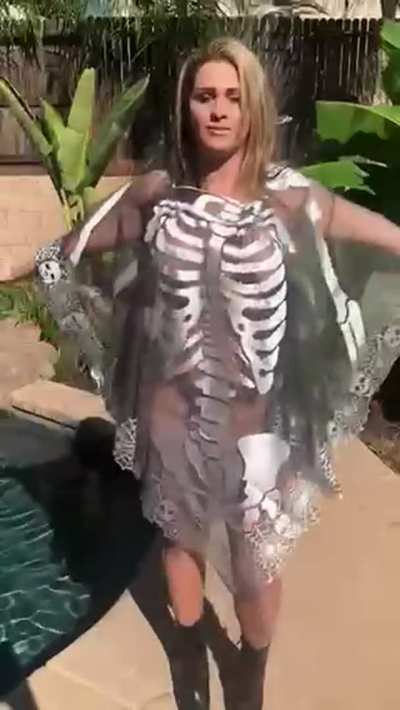 Skeleton milfs have big boobs and a warm pussy too