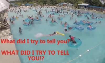 Little boy lets his sister have it when she didn&rsquo;t listen to him about wearing a life jacket.