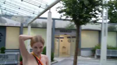 German Slut Cumwalk