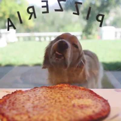he wants the pizza