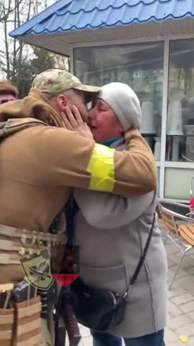 Several defenders from the "Himera" unit of the 126th Separate Territorial Defense Brigade who hailed from Kherson, have a long-awaited meeting with their families after liberating the region.