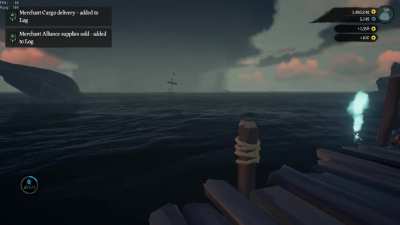 Our ship saw a spider on the dock