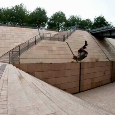 Why use the stairs when you can fly?