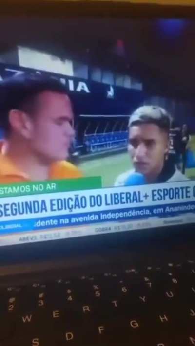 Rony R&uacute;stico dando exemplo pra garotada da base