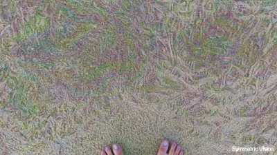 Watch My Feet At This Sandy Beach