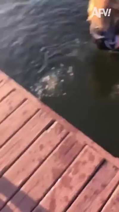 To get on the post