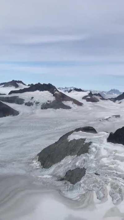 Looking over the Juneau Ice field, Mt. Wrather.