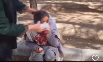 A Muslim woman has beaten this kid for "inappropriate hijab"