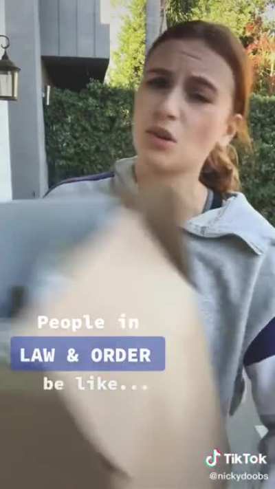 Law &amp;amp; Order in real life..