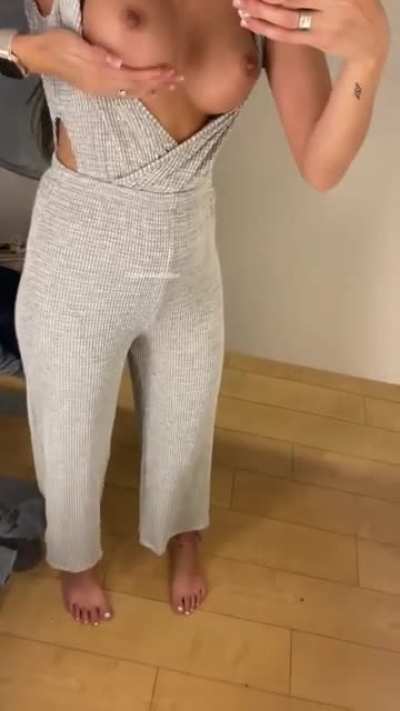 Just trying on some outfits, probably won&rsquo;t buy them though.