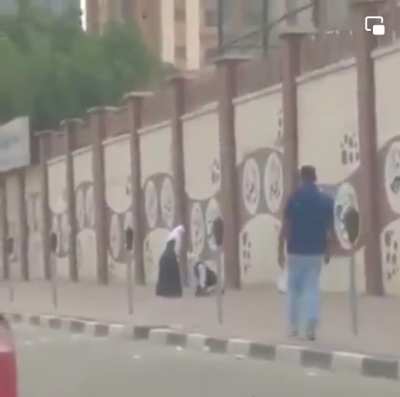 WCGW jumping of school fence?