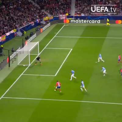 Morata's attempt at the puskas Vs Lazio 