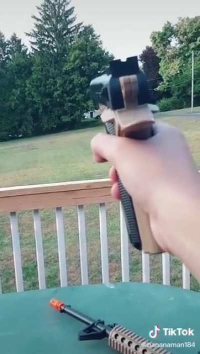 I&rsquo;m gonna shoot myself with it...watch!!!