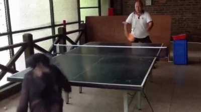 He would beat me on a match