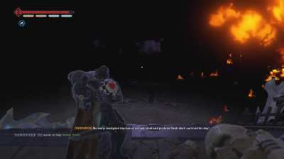 For those curious about the Darkness modifier on the Heldrake fight