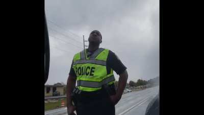 What happens when daddy is a former deputy in the next city over shows up! Driver was incoherent,she tried to give my husband her credit card as ID. She was slurring and could barely keep her eyes open. Dad explains she fell asleep and was slurring becaus