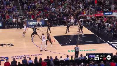 [highlight] Chris Paul deep 3 as the shot clock expires