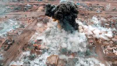 What a car bomb looks like from above