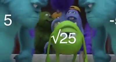 When &radic;-25 use i