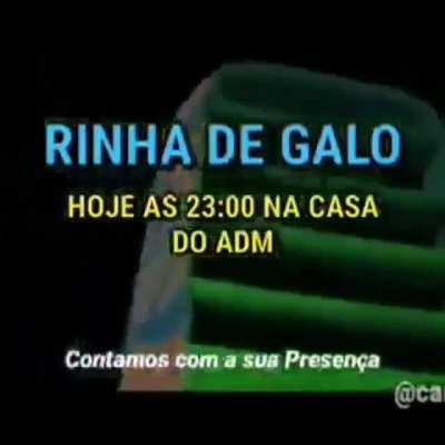 T&aacute; todo mundo avisado
