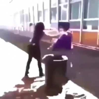 taking out the trash