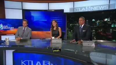 Hysterical laughter over sewerage story