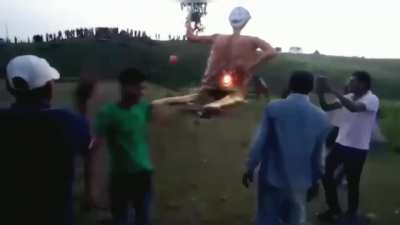 Karma does not spare the gods. (Indians will get this)