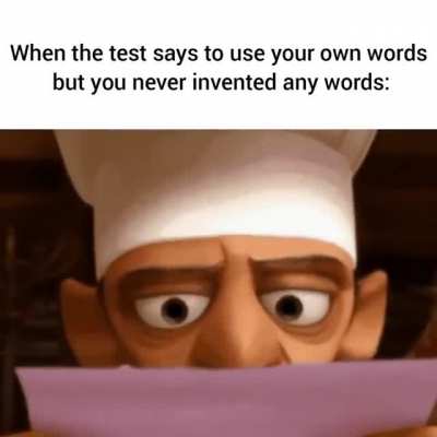 Guess I'll fail