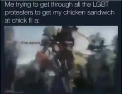 Give me my goddamn chicken burger