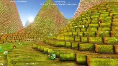 Before and After - visual overhaul for infinite terrain