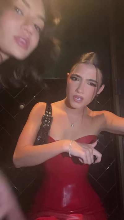 Tight latex dress