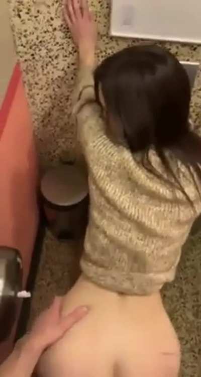 Taking It In The Restaurant Bathroom