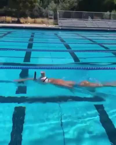 Swimming without spilling