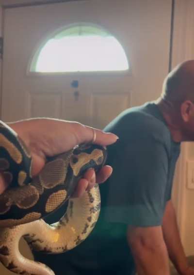 West Virginia man appears to &ldquo;speak in tongues&rdquo; during service at snake-handling church