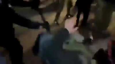 DC Police forcefully removing rioting Trump supporters