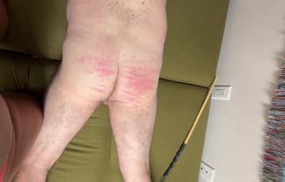 With each spank, your ass turns a new shade of red