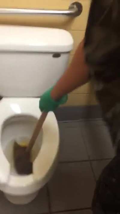 My coworker&rsquo;s friend works at Dunkin Donuts and was paid an extra $250 cash to fish this out. It wouldn&rsquo;t flush(obviously).