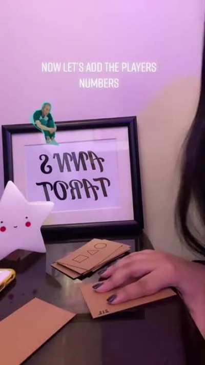 I Made Squid Game Themed Tarot Cards
